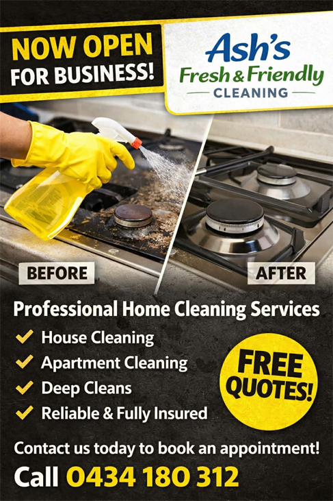 Ash's Fresh & Friendly Cleaning